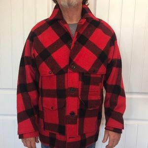 Filson mens DOUBLE wool mackinaw cruiser jacket